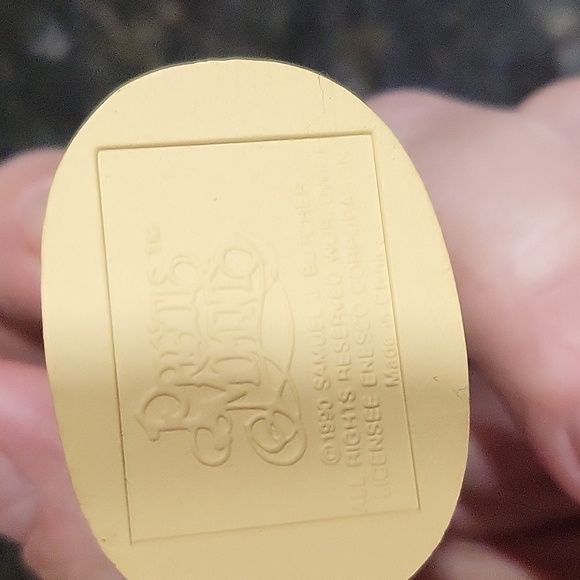 Set of 3 1989-90 Precious Moments Mini Plastic Figurine 2.25" Samuel Butcher - Picture 6 of 7